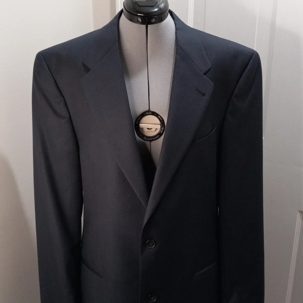 Murano Blazer,Made in Italy, Dk Navy, 100% Wool